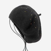 AUTUMN AND WINTER SIMPLE HOT DIAMOND COLORED BERET_CWAH1936
