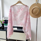 Sun Protection Round Neck Loose Slimming Shawl_Cwasc0756