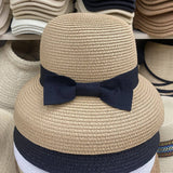 SUMMER OUTDOOR FASHION BOW STRAW HAT_CWAH3410