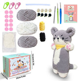 HANDMADE CAT DOLL WEAVING MATERIAL PACKAGE_CWMM1868
