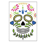 DAY OF THE DEAD FACE TATTOOS WATERPROOF MAKEUP_CWMM8386