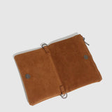 Vintage Suede Chain Studded Envelope Bag_Cwab5698