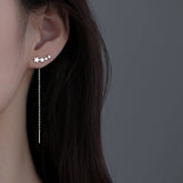 STAR SIMPLE FASHION LONG TASSEL EARRINGS_CWAJE2004