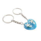 CREATIVE NEW COUPLE STARFISH KEYCHAIN PENDANT_CWMM3715