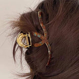 ACETATE METAL HAIR CLAW FOR THICK HAIR FIRM GRIP_CWAHA0451