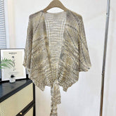 Wear An Ice Silk Hollow Shawl_Cwasc0765