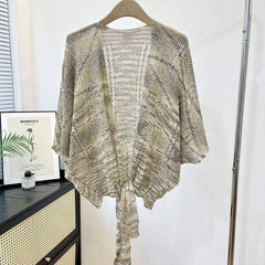 Wear An Ice Silk Hollow Shawl_Cwasc0765