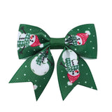 GIRLS XMAS HAIR CLIP WITH REINDEER SNOW_CWAHA6693