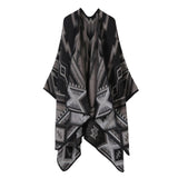 ETHNIC STYLE SHAWL WITH WARM CASHMERE SLIT CAPE_CWASC2244