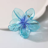 Holiday Large Glitter Egg Flower Hair Claw Clip_Cwmm5005