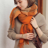 2025 FASHION PLAID TASSEL SCARF WINTER WARMTH_CWASC0185