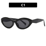 PERSONALIZED TRENDY SUNSHADE OVAL SUNGLASSES_CWASG0315