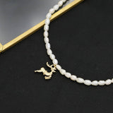 NEW HIGH END NATURAL PEARL NECKLACE FOR WOMEN_CWAJE3861