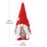 Cwmm1736_10.24" Christmas Rudolph Gnome Home Decor