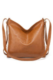 RETRO PU HANDBAG LEATHER BACKPACK FOR WOMEN_CWAB0563
