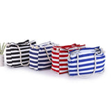 LARGE CAPACITY TRAVEL STRIPED PORTABLE CANVAS BAG_CUAB0227