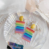 CUTE DESIGN INTERESTING COLORFUL STUD EARRINGS_CWAJE1626