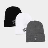 MUSHROOM EMBROIDERED KNITTED HAT SIMPLE _CWAH2089