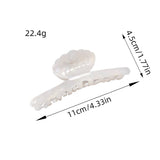 SWEET SHELL ACETATE HAIR CLAW CHIC SUMMER CLIP_CWAHA1488
