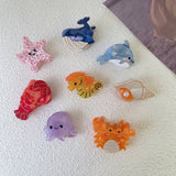 MINI OCEAN ANIMAL HAIR CLAW CUTE ACETATE CLIP_CWAHA1325