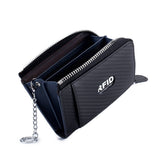CARBON FIBER PATTERN LEATHER COIN PURSE CARD BAG_CWAB3871