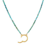 BASIC LOOSE CHAIN HEART ROUND NECKLACE_CWMM5711