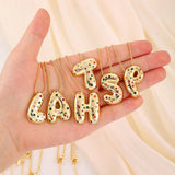 CREATIVE GLOSSY COLORFUL LETTER PENDANT NECKLACE_CWMM5877