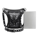 RETRO SKULL STEAMPUNK LEG BAG WALLET_CWAB0647