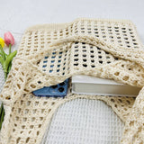Cwab1953_Knitted Hollowed Out Tote Bag