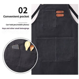 CUSTOM COTTON CANVAS KITCHEN APRON FOR WOMEN_CWMM6623