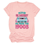 Women Teeplease Be Patient Letter Print_Cwtts1501