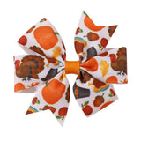 THANKSGIVING TURKEY PUMPKIN TAIL HAIR CLIP_CWAHA6681