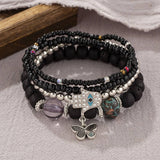 CHAIN ETHNIC STYLE MULTI LAYER RICE BEAD BRACELET_CWAHA2477
