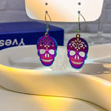HALLOWEEN TRENDY COLORFUL GRADIENT EARRINGS_CWAJE1845