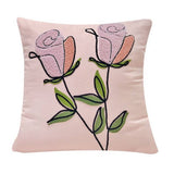 Tulip Pillow Cover Cute Sofa Bed Waist Cushion_Cwmm7682