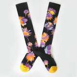 FANCY DESIGN PATTERNED KNEE HIGH SOCKS_CWMS0188