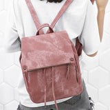 PU LEATHER BACKPACK CANDY COLOR FOR WOMEN HANDBAG_CWAB0741