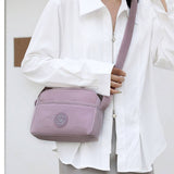 Lightweight Solid Nylon Crossbody Shoulder Bag_Cwasc1735