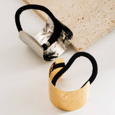 NEW MINIMALIST GEOMETRIC METAL PONYTAIL HAIR TIE_CWAHA6211