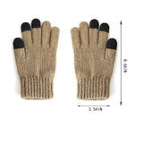 Winter Mens Rubber Touch Screen Gloves_Cwmm1487