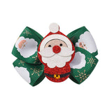 CHILDRENS PRINTED GLITTER BOW HAIRPIN_CWAHA2359