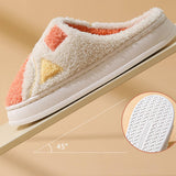 LEISURE NON SLIP SPLICING COTTON SLIPPERS_CWSHS0323
