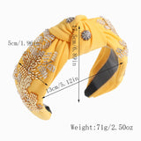 RHINESTONE RICE BEADS KNOTTED WIDE BRIM HEADBAND_CWAHA2209