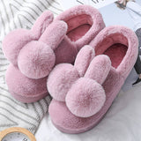 CUTE CARTOON ANIMAL WARM FLEECE HOUSE SLIPPERS_CWSHS0315
