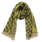 PAISLEY JACQUARD SCARF UNISEX WINTER SHAWL WRAP_CWASC0862