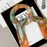 90CM FLORAL SILK VELVET SCARF FOR FALL WINTER_CWASC0899