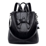 LEATHER BACKPACK WOMEN BOW DECORATION CROSSBODY BAG_CWAB0721