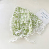 LACE TRIANGLE SCARF STRIPED HEADBAND SCARF_CWASC0841