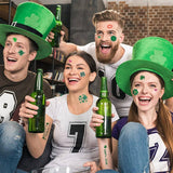 GLITTER LEAF CARTOON TATTOO STICKERS FOR PARTY_CWMM8250