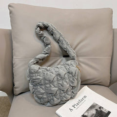 PLUSH VELVET CLOUD BAG WOMEN SHOULDER CROSSBODY_CUAB00562